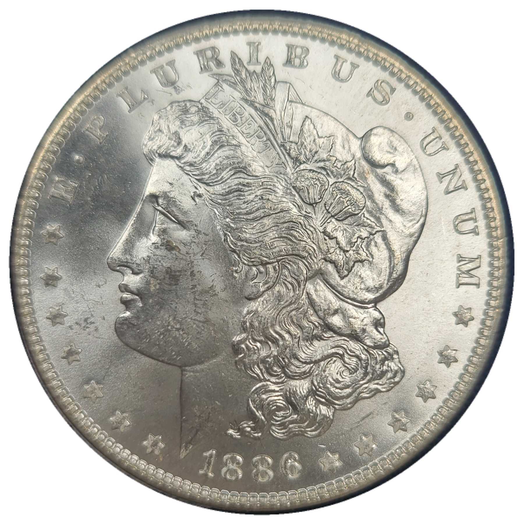 1886-$1-Morgan-Dollar-#17